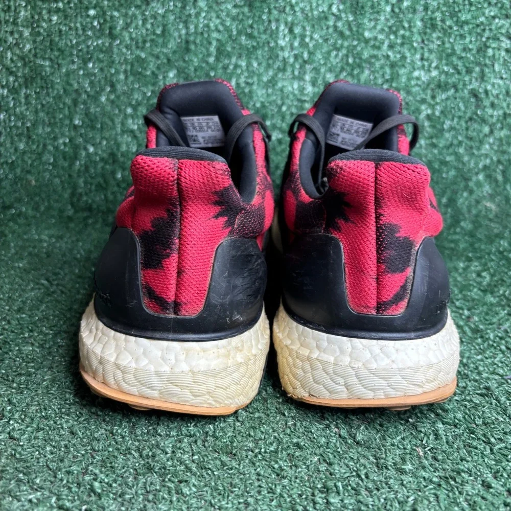 Adidas x Nice Kicks UltraBoost No Vacancy Tie Dye Running Sneaker Red Mens 10.5